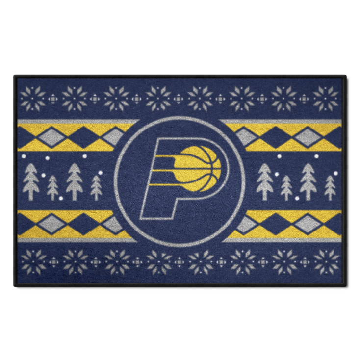 19" x 30" Indiana Pacers Holiday Sweater Blue Starter Mat