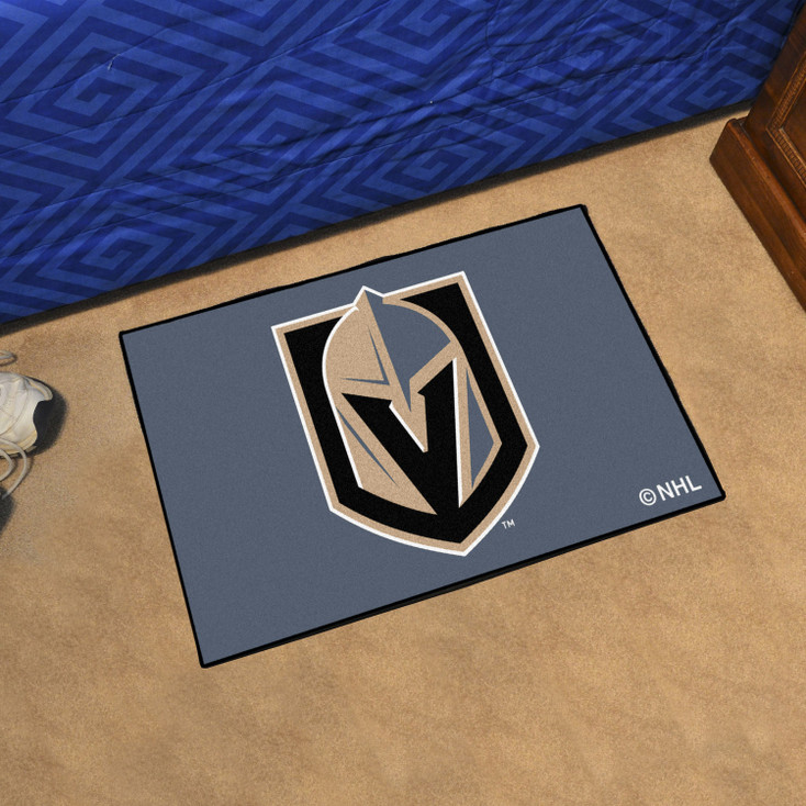 19" x 30" Vegas Golden Knights Gray Rectangle Starter Mat