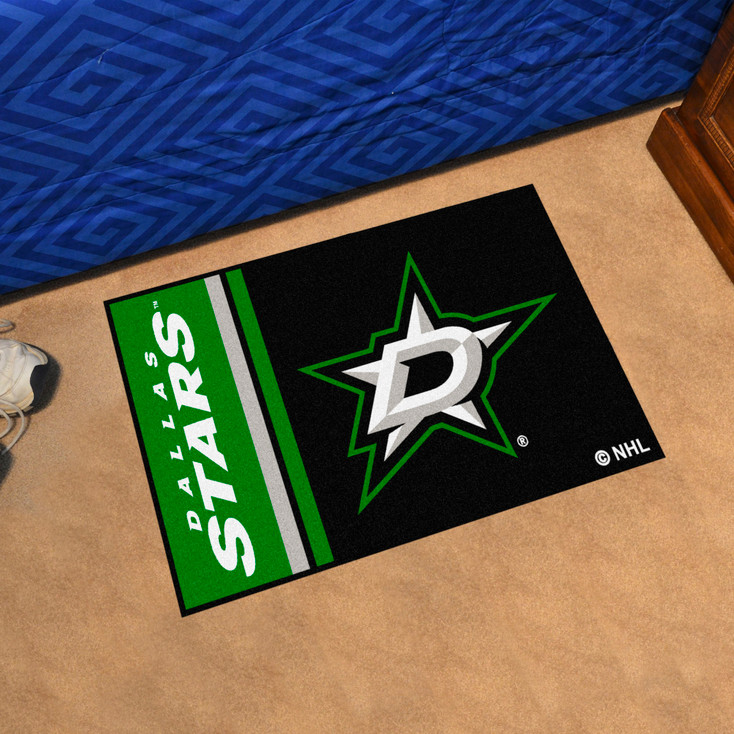 19" x 30" Dallas Stars Uniform Green Rectangle Starter Mat