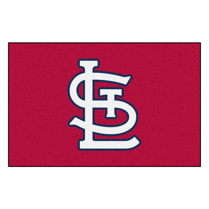 19" x 30" St. Louis Cardinals Logo Red Rectangle Starter Mat