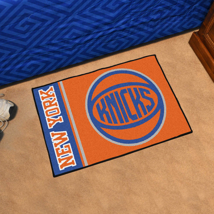 19" x 30" New York Knicks Uniform Blue Rectangle Starter Mat