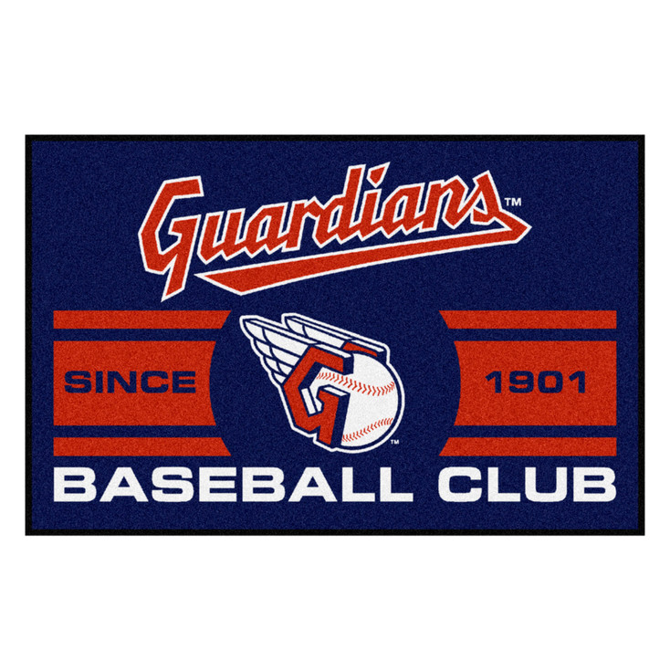 19" x 30" Cleveland Guardians Uniform Navy Rectangle Starter Mat