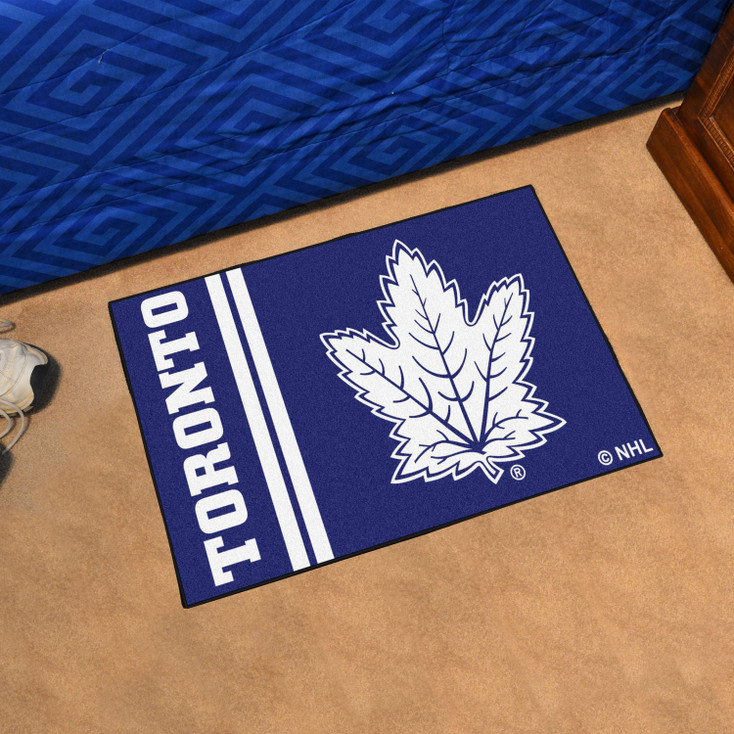 19" x 30" Toronto Maple Leafs Uniform Blue Rectangle Starter Mat