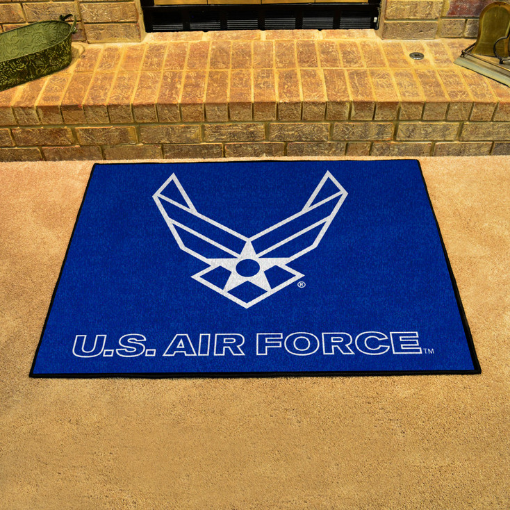 33.75" x 42.5" U.S. Air Force All Star Blue Rectangle Rug