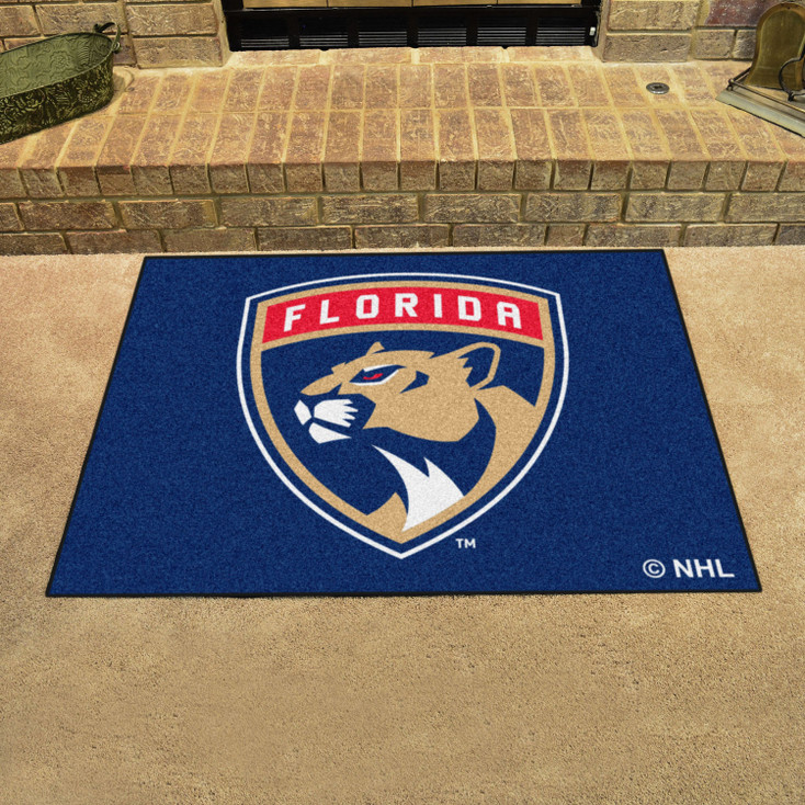 33.75" x 42.5" Florida Panthers All Star Blue Rectangle Rug