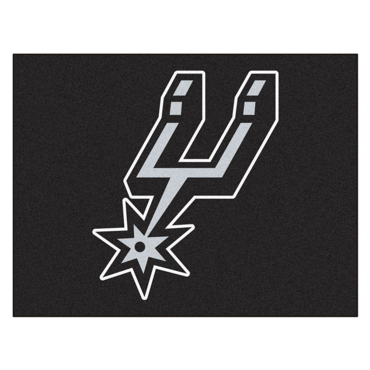 33.75" x 42.5" San Antonio Spurs All Star Black Rectangle Rug