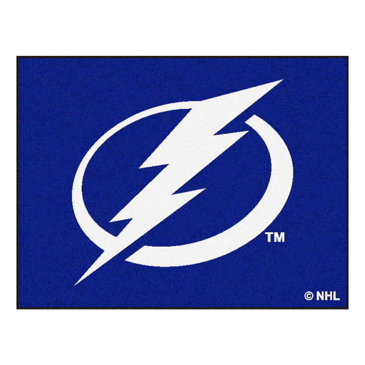 33.75" x 42.5" Tampa Bay Lightning All Star Blue Rectangle Rug