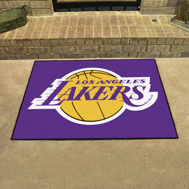 33.75" x 42.5" Los Angeles Lakers All Star Purple Rectangle Rug