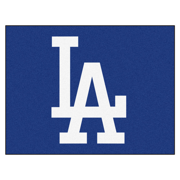 33.75" x 42.5" Los Angeles Dodgers Logo All Star Blue Rectangle Rug
