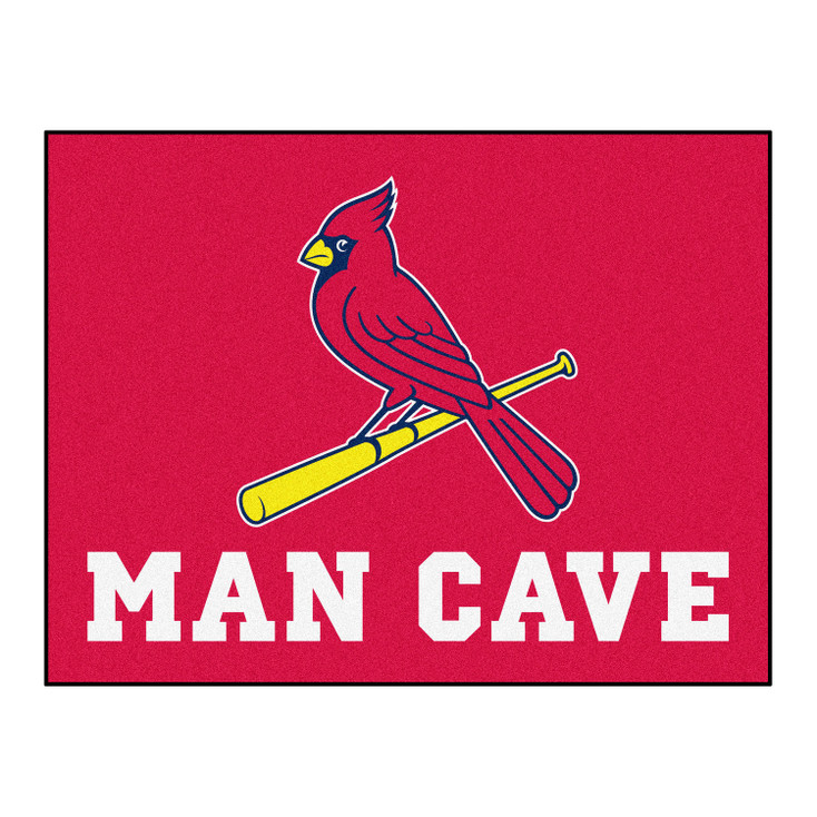 33.75" x 42.5" St. Louis Cardinals Man Cave All-Star Red Rectangle Mat