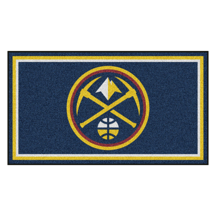 3' x 5' Denver Nuggets Navy Rectangle Rug