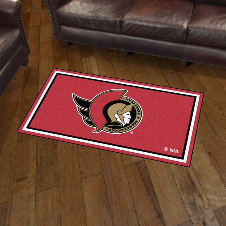 3' x 5' Ottawa Senators Red Rectangle Rug