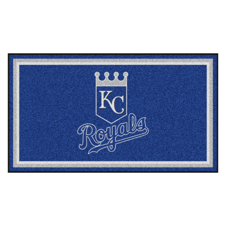 3' x 5' Kansas City Royals Blue Rectangle Rug