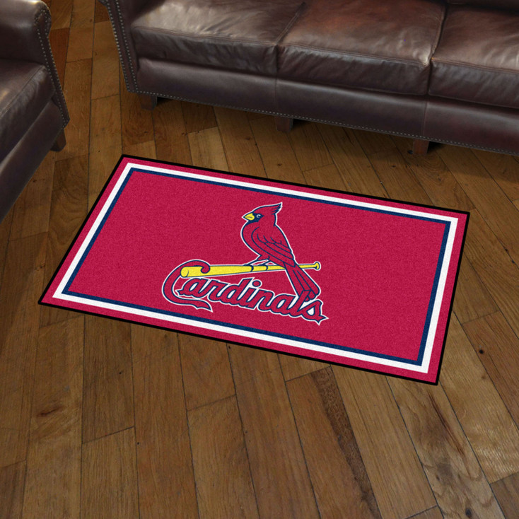 3' x 5' St. Louis Cardinals Navy Rectangle Rug