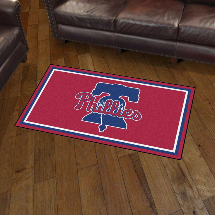 3' x 5' Philadelphia Phillies Red Rectangle Rug