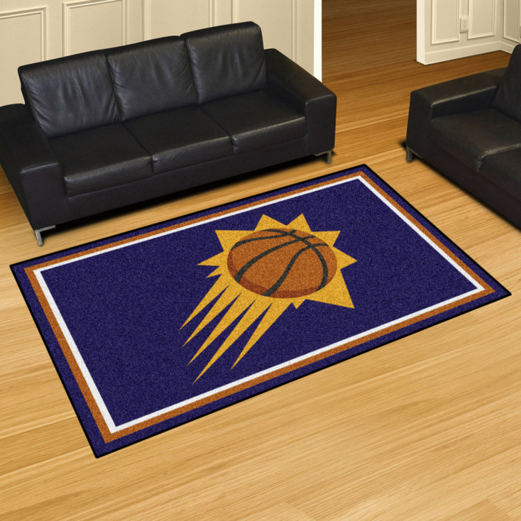 4' x 6' Phoenix Suns Orange Rectangle Rug