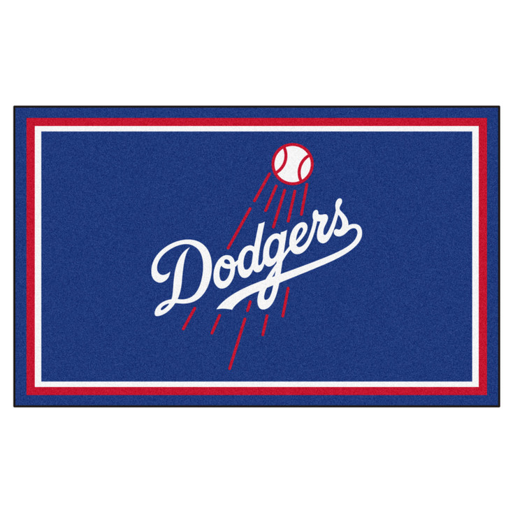 4' x 6' Los Angeles Dodgers Blue Rectangle Rug