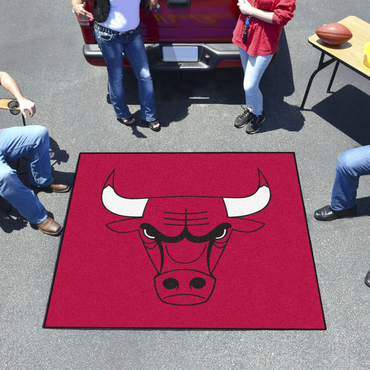 59.5" x 71" Chicago Bulls Red Tailgater Mat