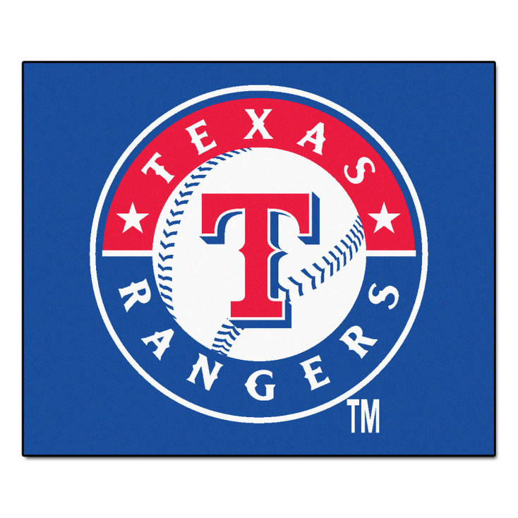 59.5" x 71" Texas Rangers Blue Tailgater Mat