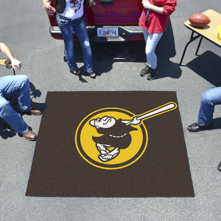 59.5" x 71" San Diego Padres Brown Tailgater Mat