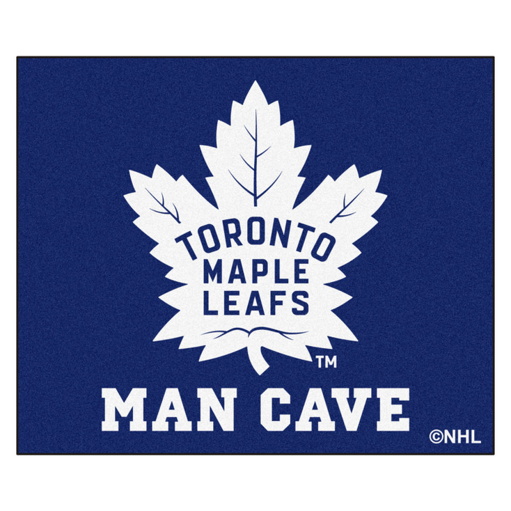 59.5" x 71" Toronto Maple Leafs Man Cave Tailgater Blue Rectangle Mat