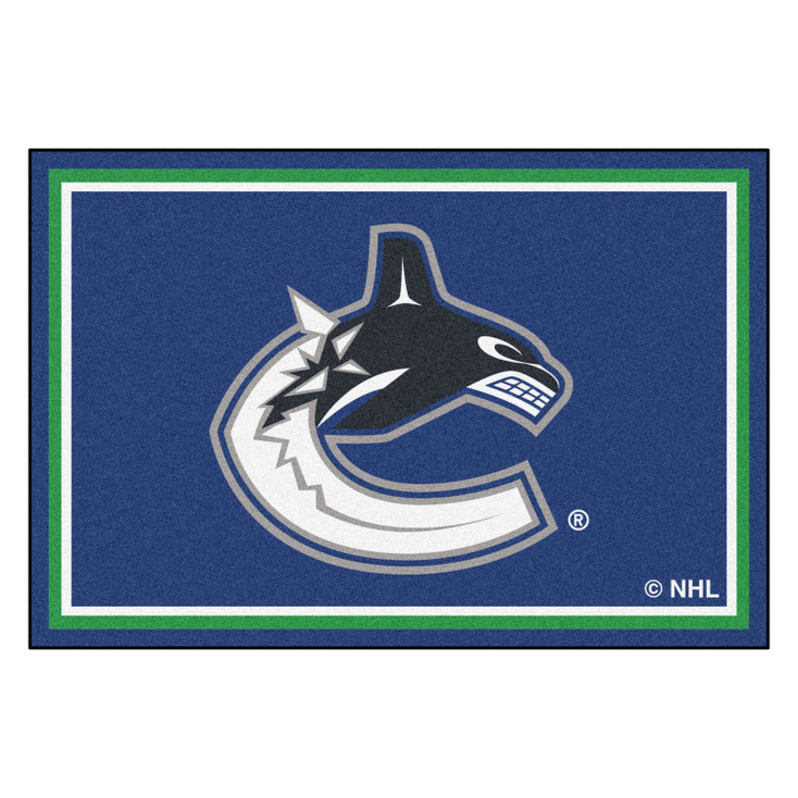 59.5" x 88" Vancouver Canucks Navy Rectangle Rug