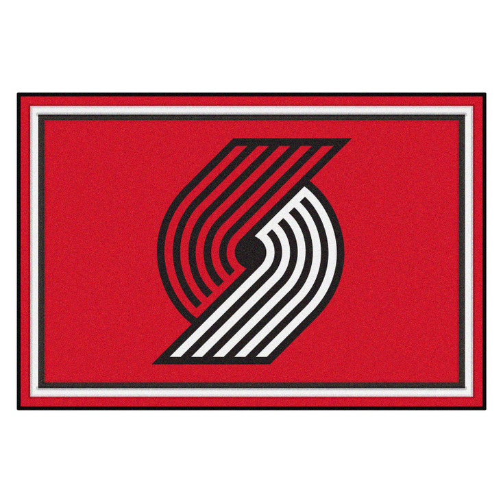 59.5" x 88" Portland Trail Blazers Red Rectangle Rug