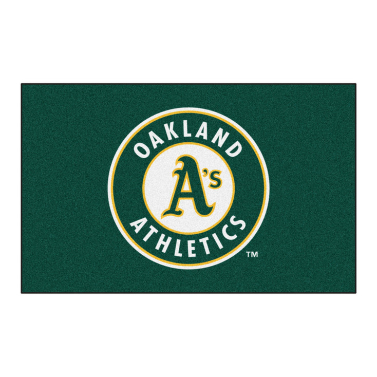 59.5" x 94.5" Oakland Athletics Green Rectangle Ulti Mat