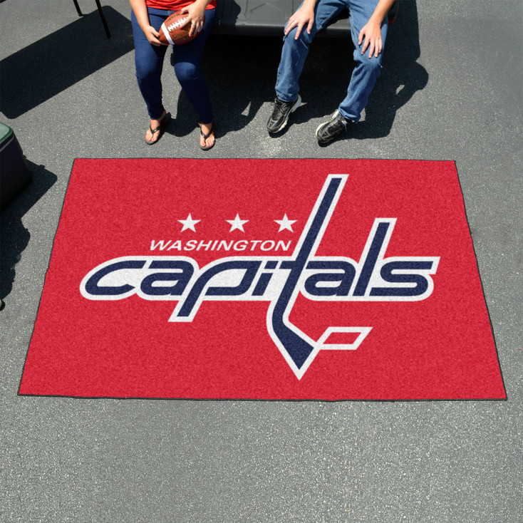 59.5" x 94.5" Washington Capitals Red Rectangle Ulti Mat