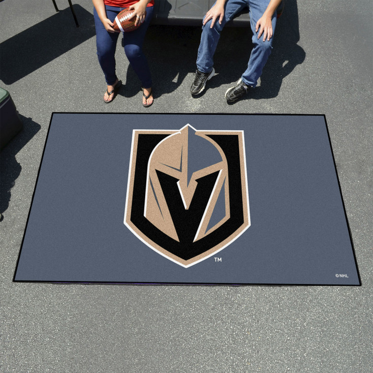 59.5" x 94.5" Vegas Golden Knights Gray Rectangle Ulti Mat