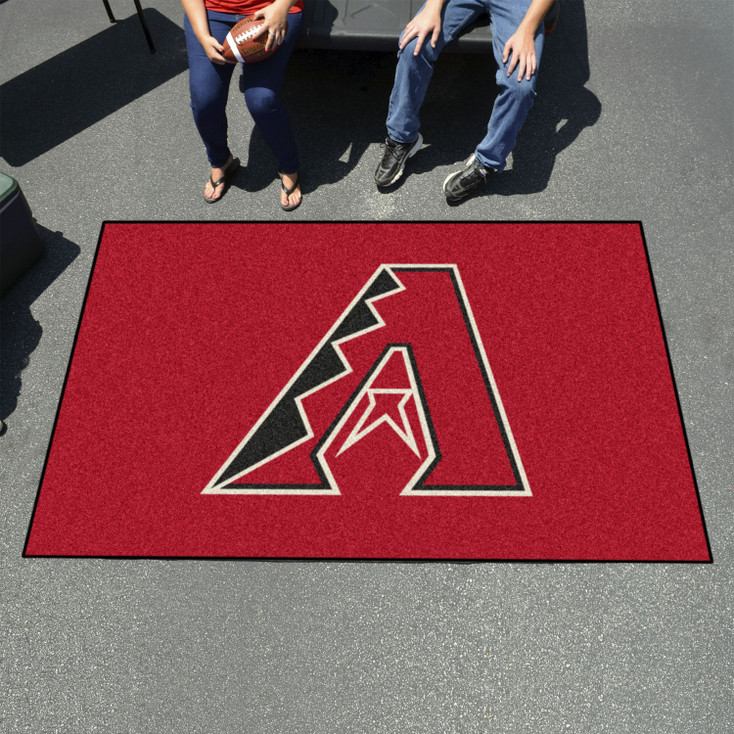 59.5" x 94.5" Arizona Diamondbacks Black Rectangle Ulti Mat