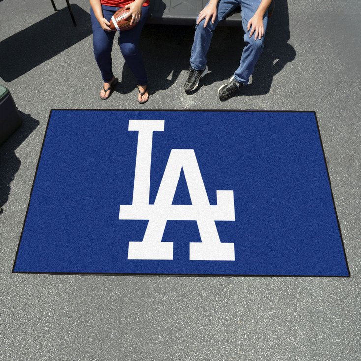 59.5" x 94.5" Los Angeles Dodgers Logo Blue Rectangle Ulti Mat