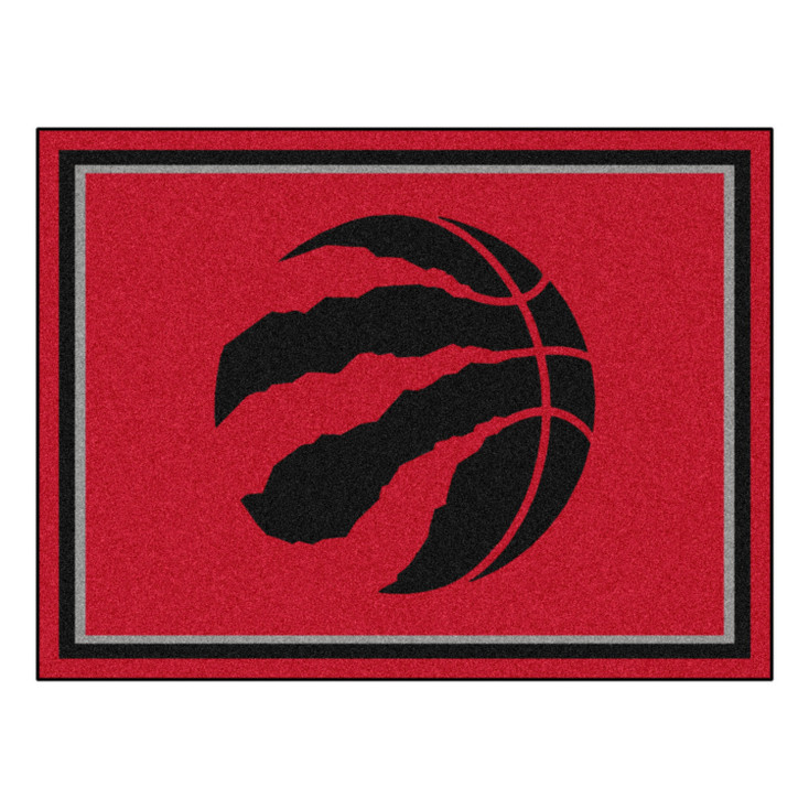 8' x 10' Toronto Raptors Red Rectangle Rug