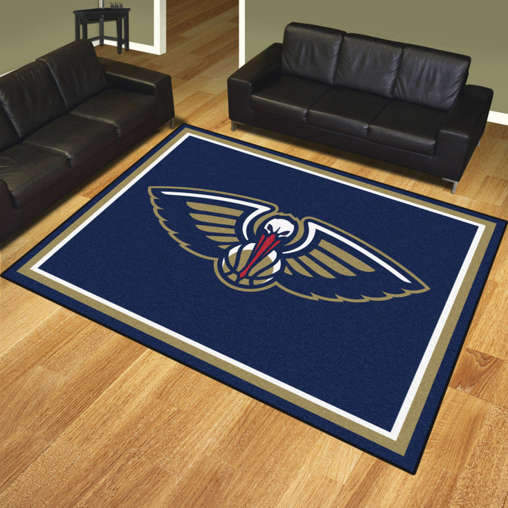 8' x 10' New Orleans Pelicans Navy Rectangle Rug