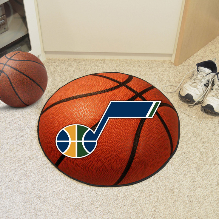 27" Utah Jazz Round Basketball Mat
