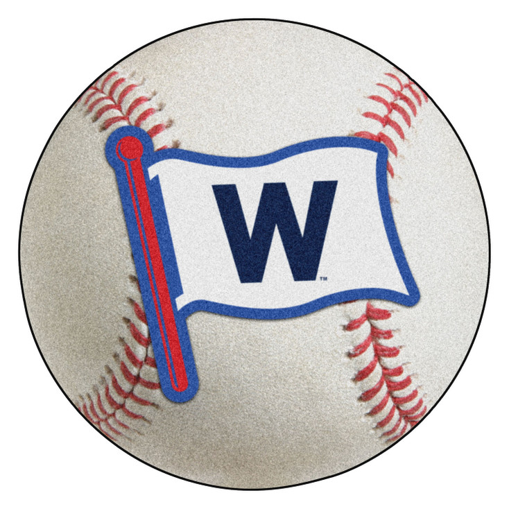 27" Chicago Cubs Round Baseball Mat