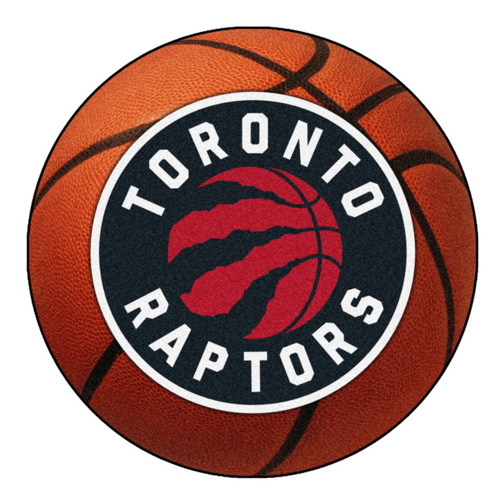 27" Toronto Raptors Round Basketball Mat