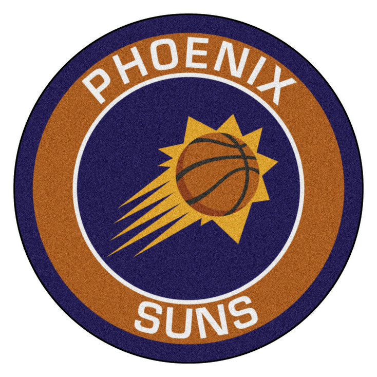 27" Phoenix Suns Roundel Orange Round Mat