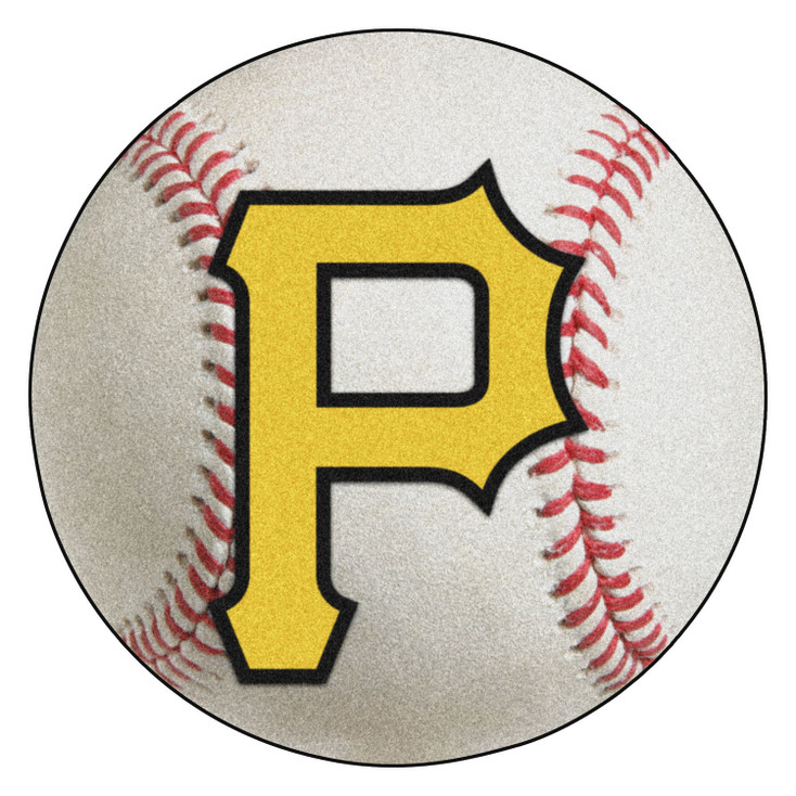 27" Pittsburgh Pirates Round Baseball Mat