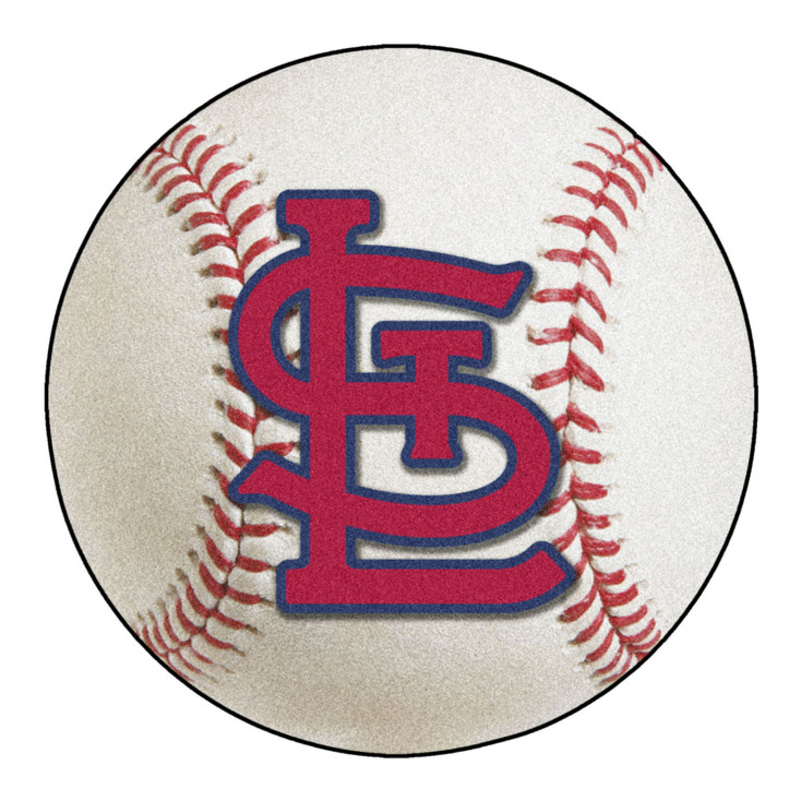 27" St. Louis Cardinals Round Baseball Mat