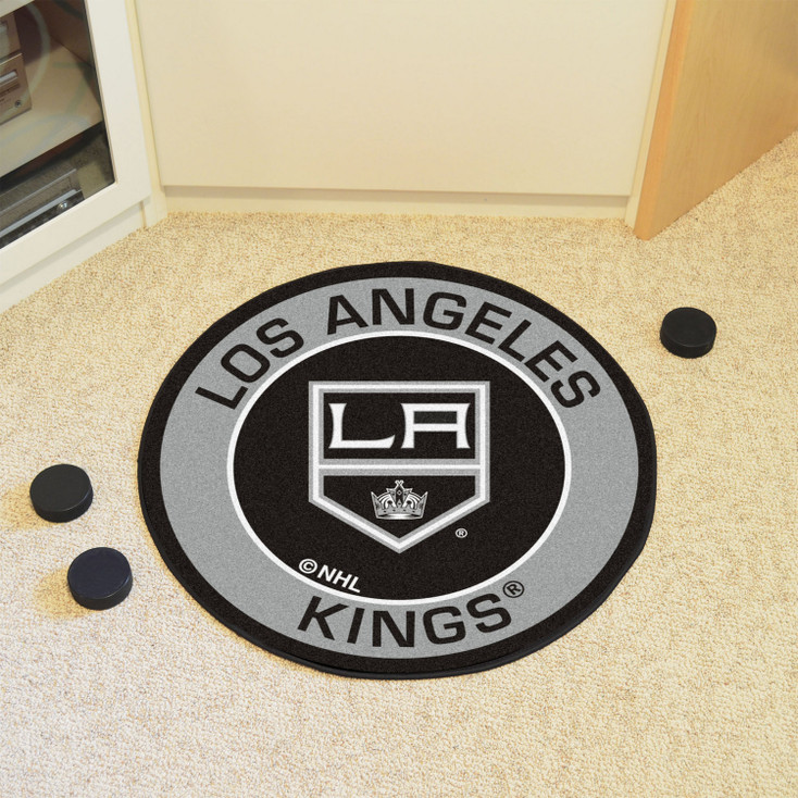 27" Los Angeles Kings Roundel Black Round Mat