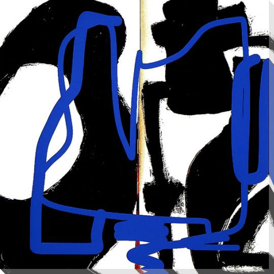A Couple of Characters Wrapped Canvas Giclee Art Print Wall Art