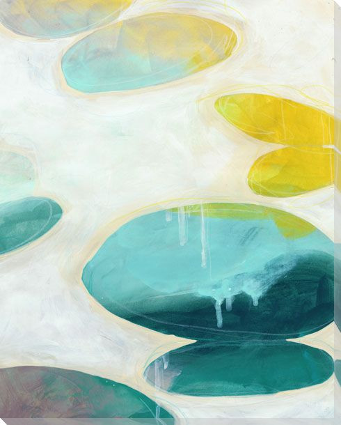 Stacking Stones I Wrapped Canvas Giclee Art Print Wall Art