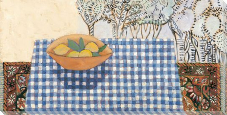 Picnic Table Wrapped Canvas Giclee Art Print Wall Art