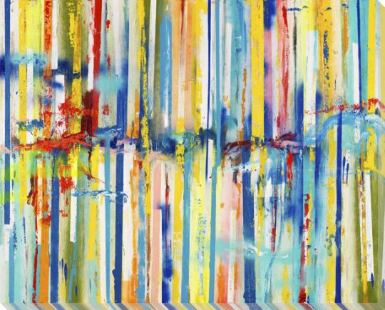 Articulated View No 3 Wrapped Canvas Giclee Art Print Wall Art