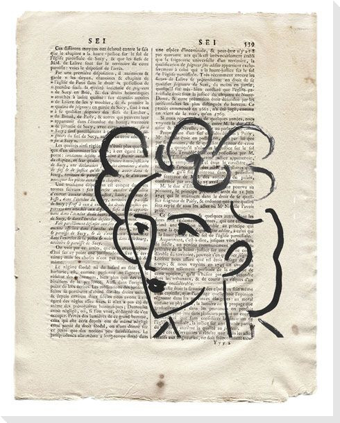 Lady Hair Wrapped Canvas Giclee Art Print Wall Art