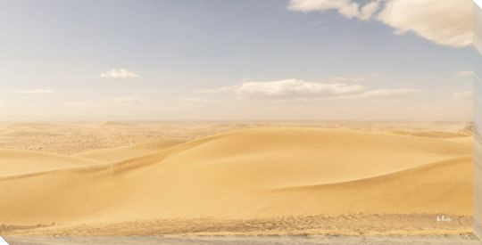 Glamis Dunes Day Wrapped Canvas Giclee Art Print Wall Art