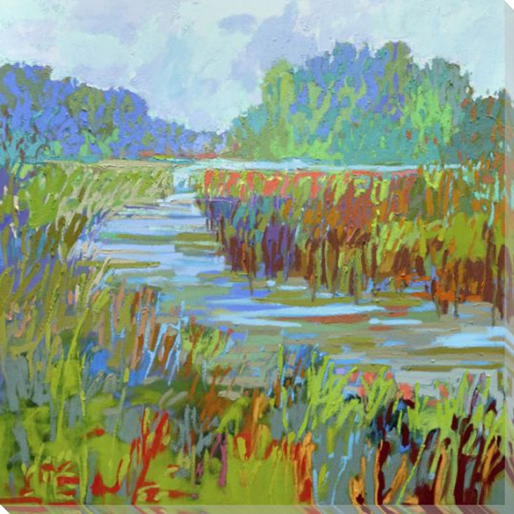 A Bend In The River Wrapped Canvas Giclee Art Print Wall Art