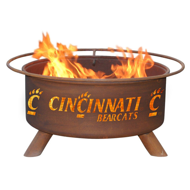 University of Cincinnati Bearcats Metal Fire Pit