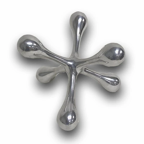 6" Silver Jack Aluminum Sculpture